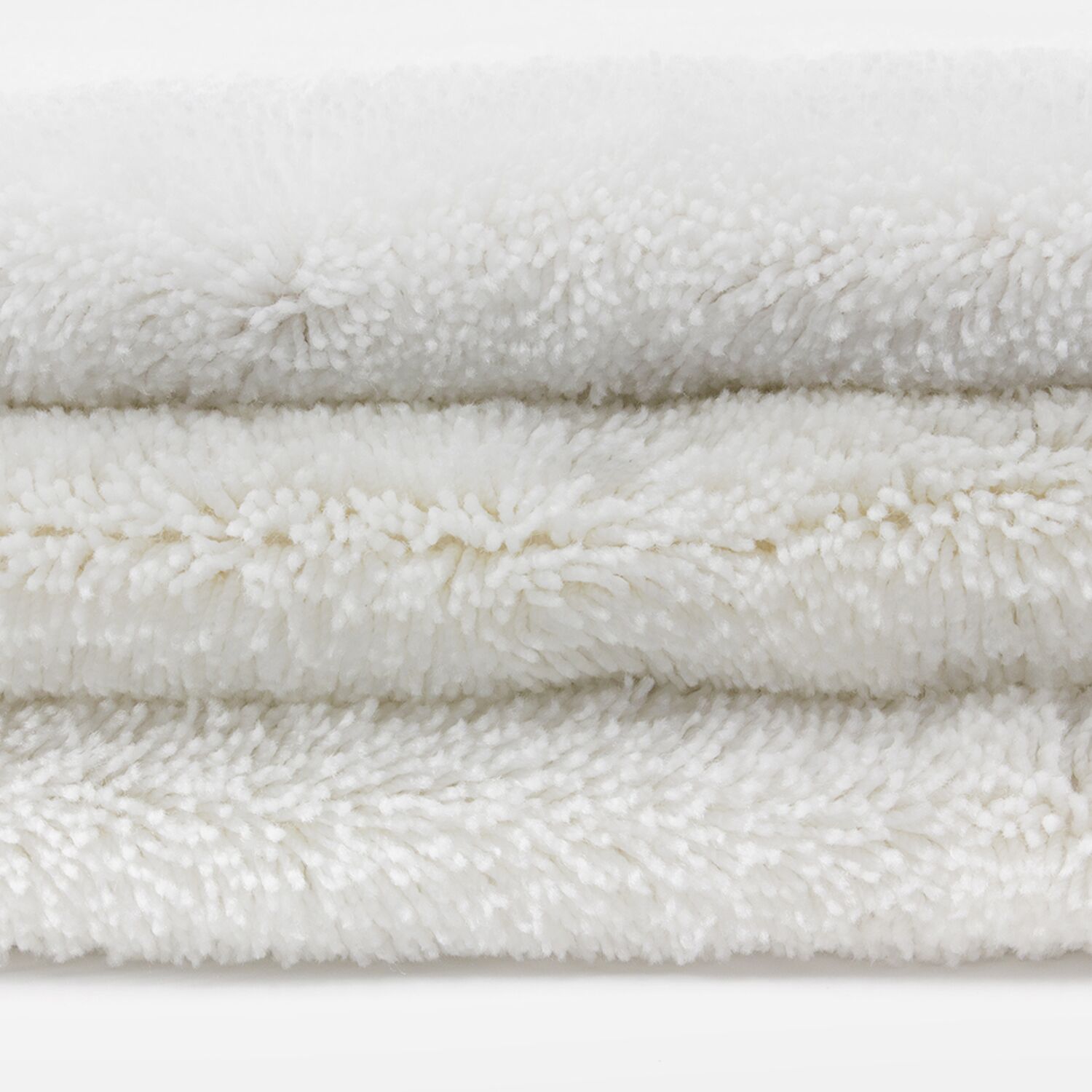 Tapis de bain blanc haut de gamme 2500 g/m² - Dolce