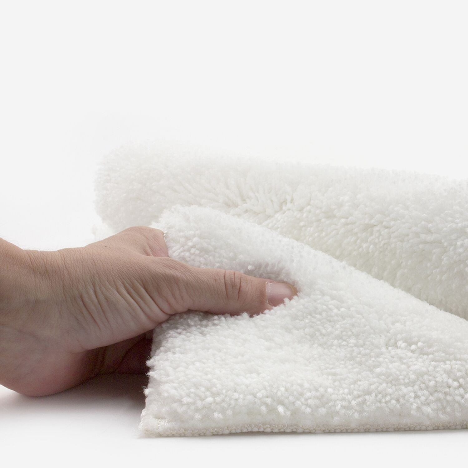 Tapis de bain blanc haut de gamme 2500 g/m² - Dolce