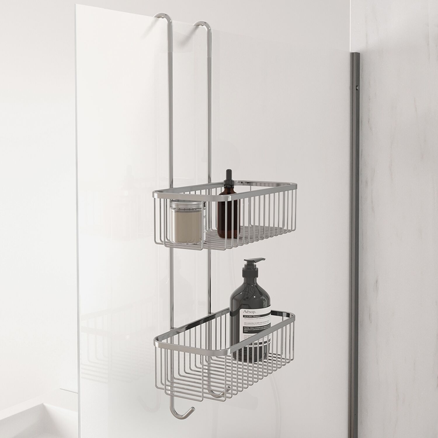 Grote roestvrijstalen douchebak - Remix