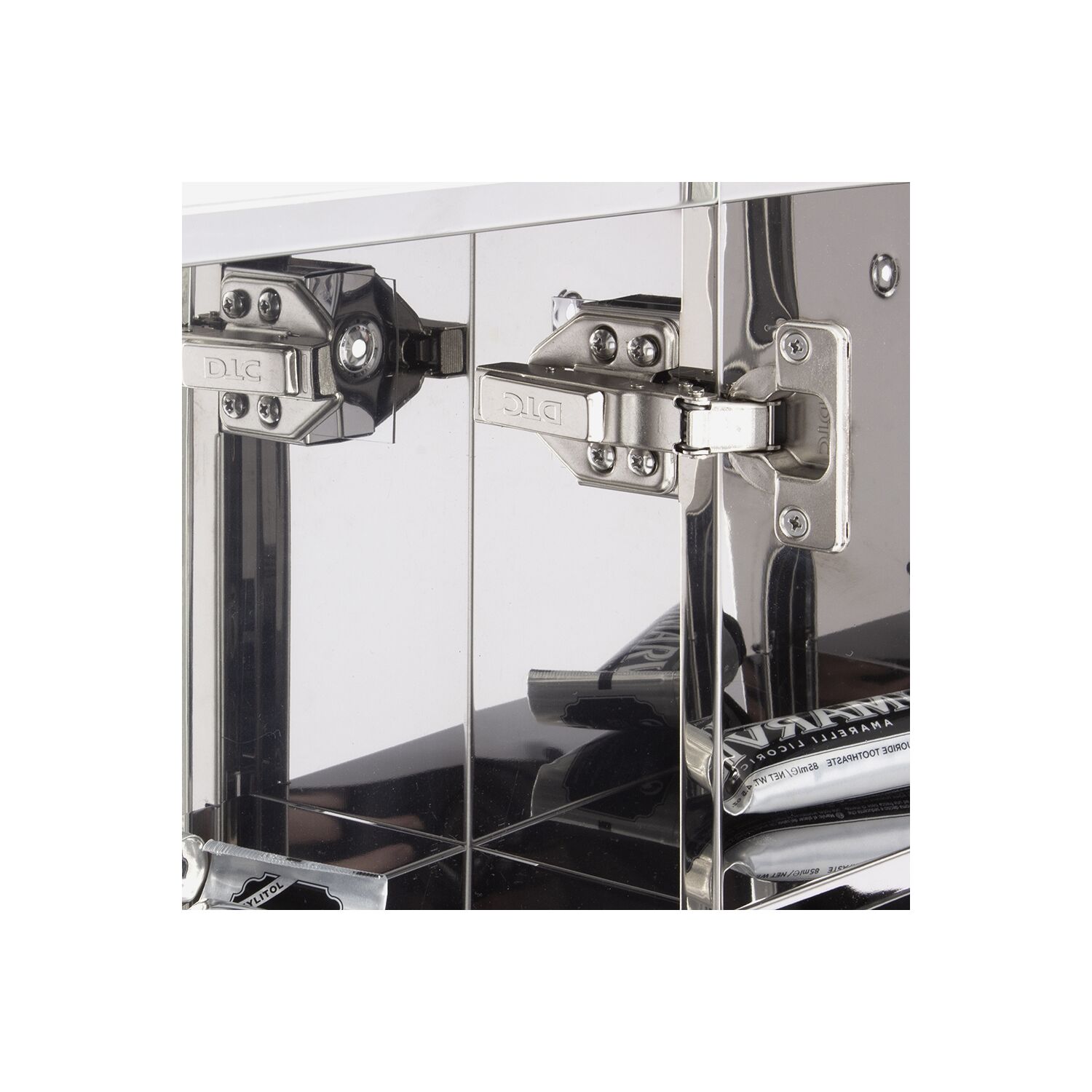 Armoire de toilette 2 portes VICTORY en inox brillant