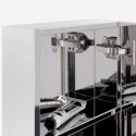 Armoire de toilette 2 portes VICTORY en inox brillant