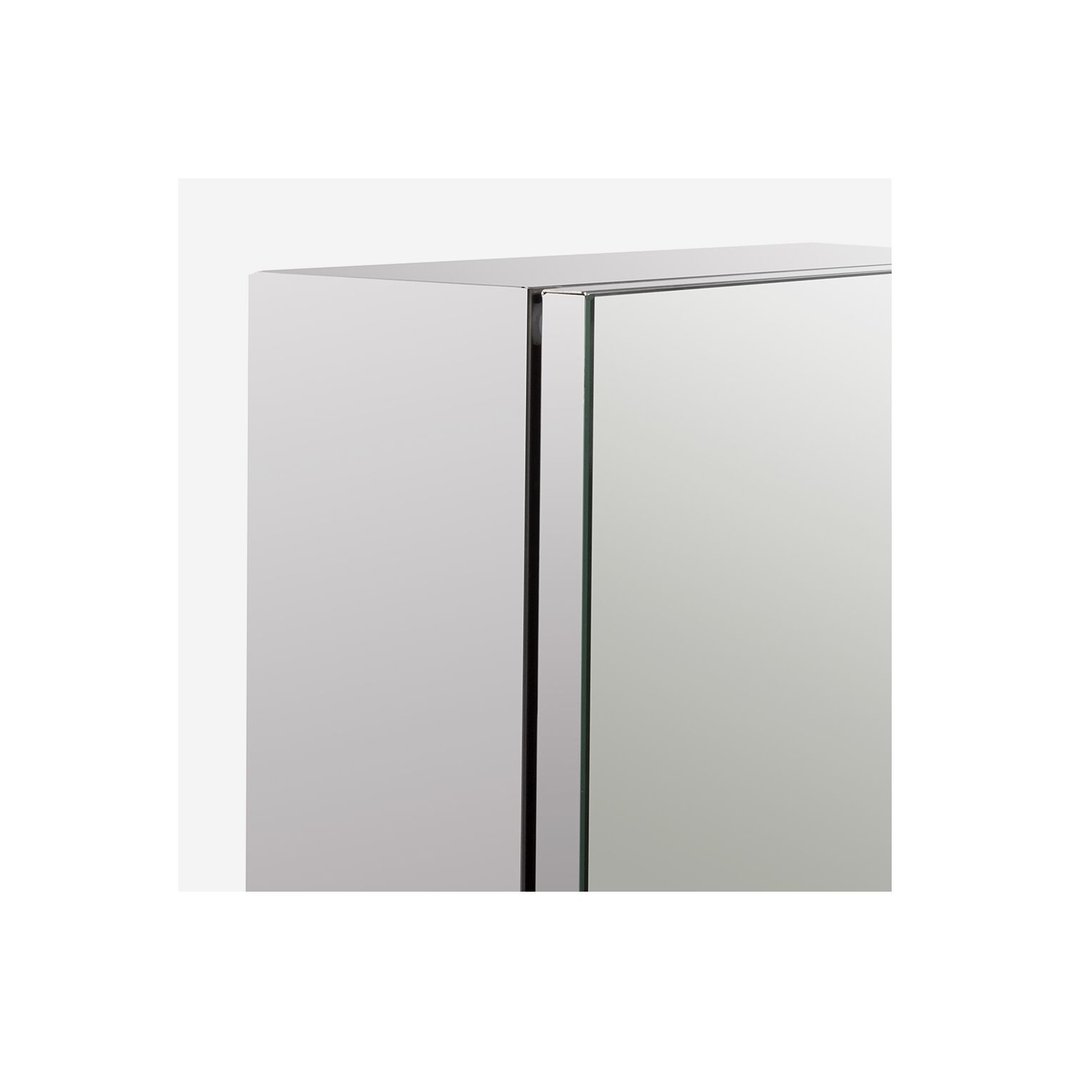 Armoire de toilette 2 portes VICTORY en inox brillant