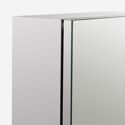 Armoire de toilette 2 portes VICTORY en inox brillant