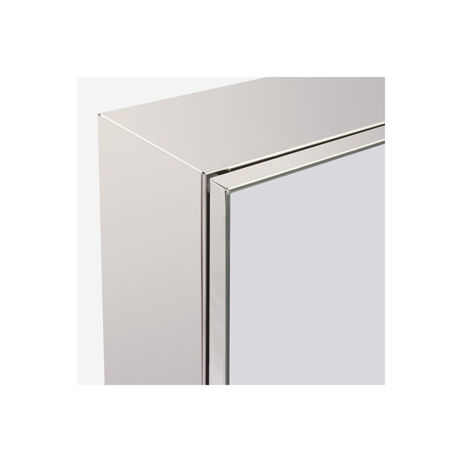 Armoire de toilette 2 portes VICTORY en inox brillant