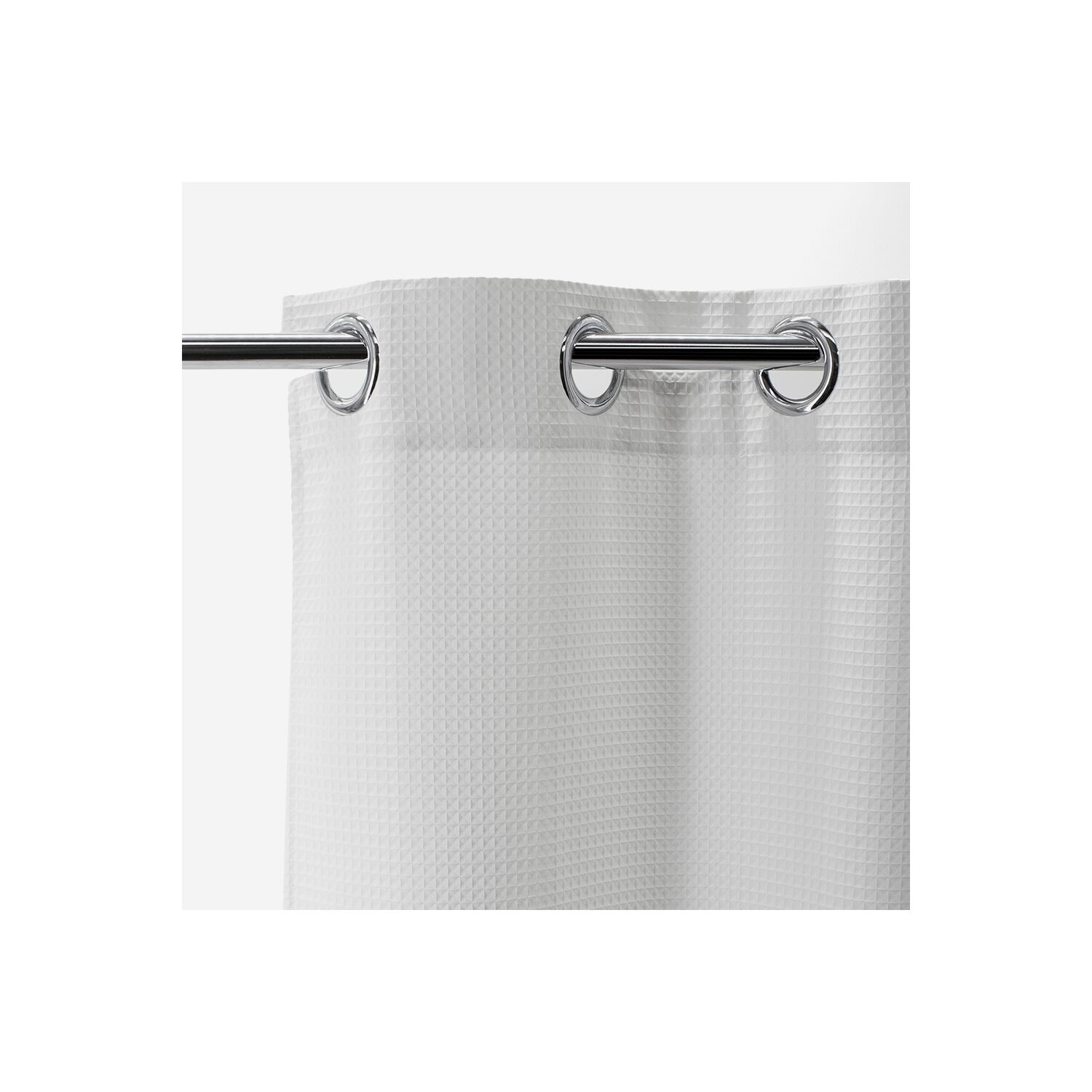 Rideau de douche blanc 180 x 200 cm HONORE