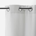 Rideau de douche blanc 180 x 200 cm HONORE