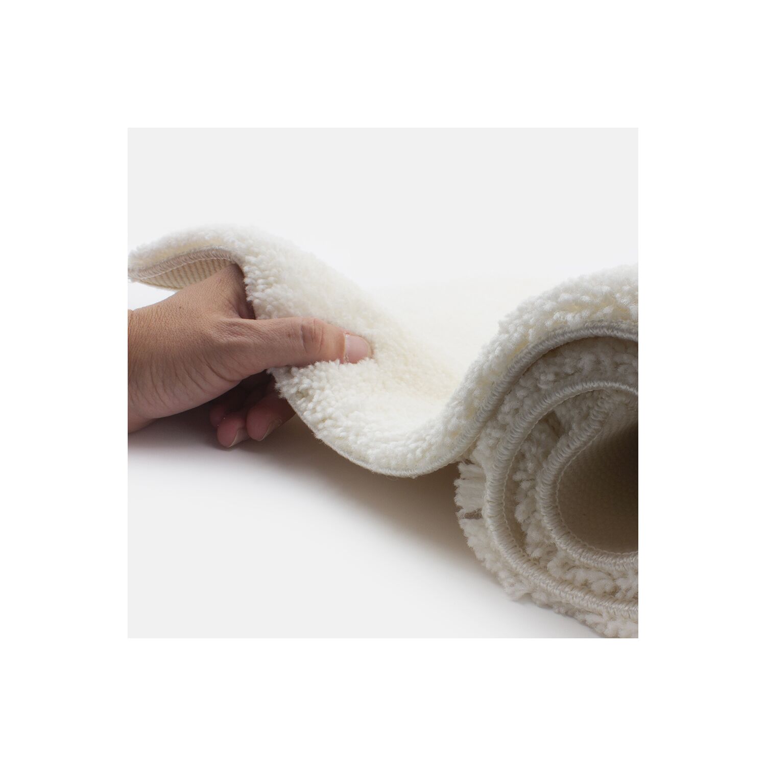 Tapis de bain écru haut de gamme 2500g/m² - Dolce