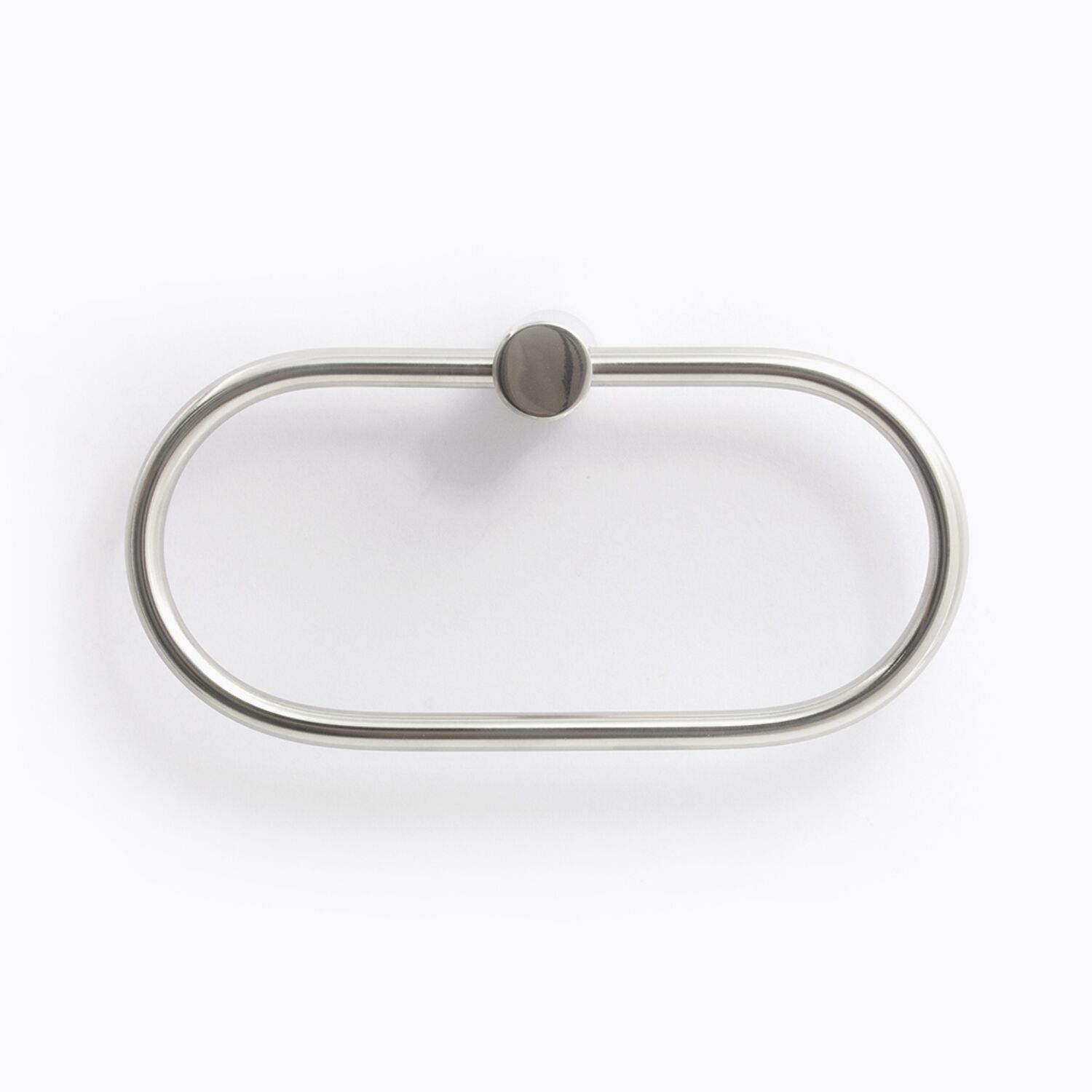 Anneau porte-serviette Piccolo en inox brillant