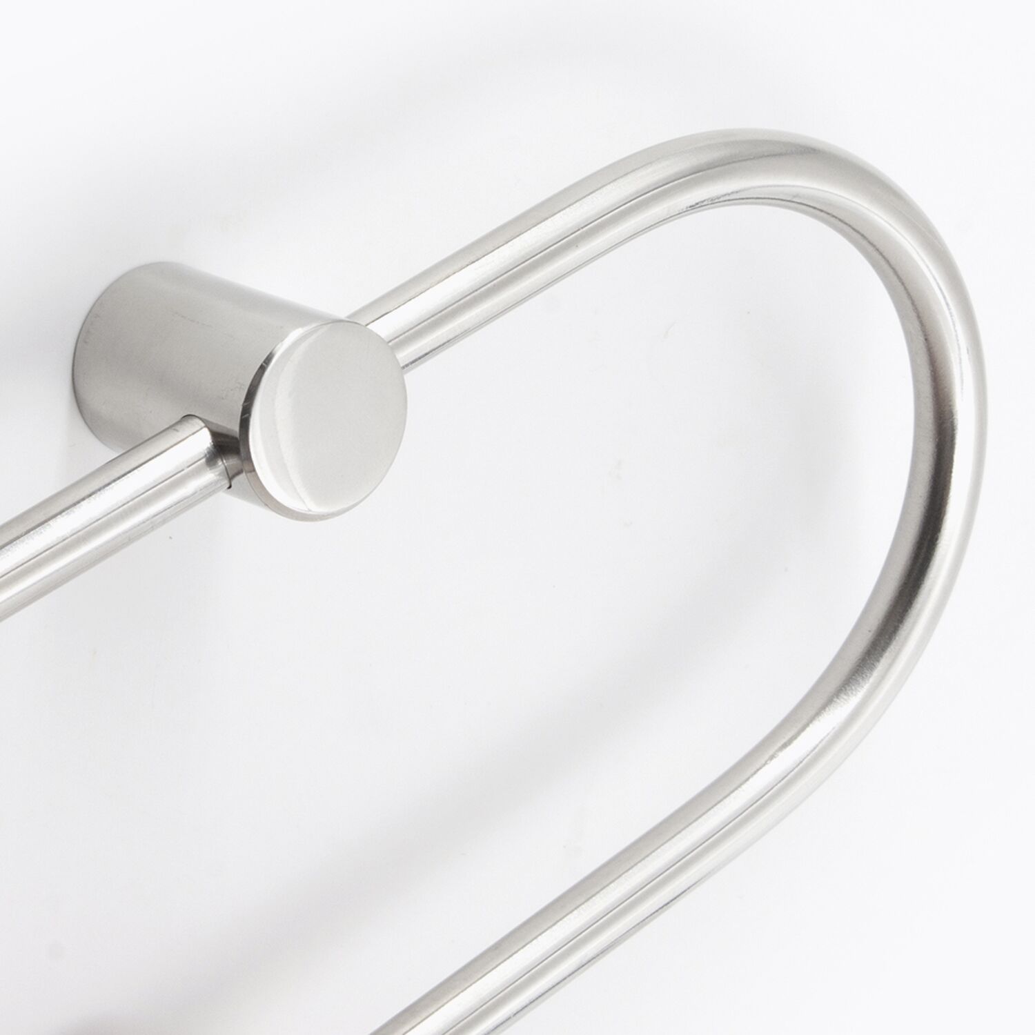 Anneau porte-serviette Piccolo en inox brillant