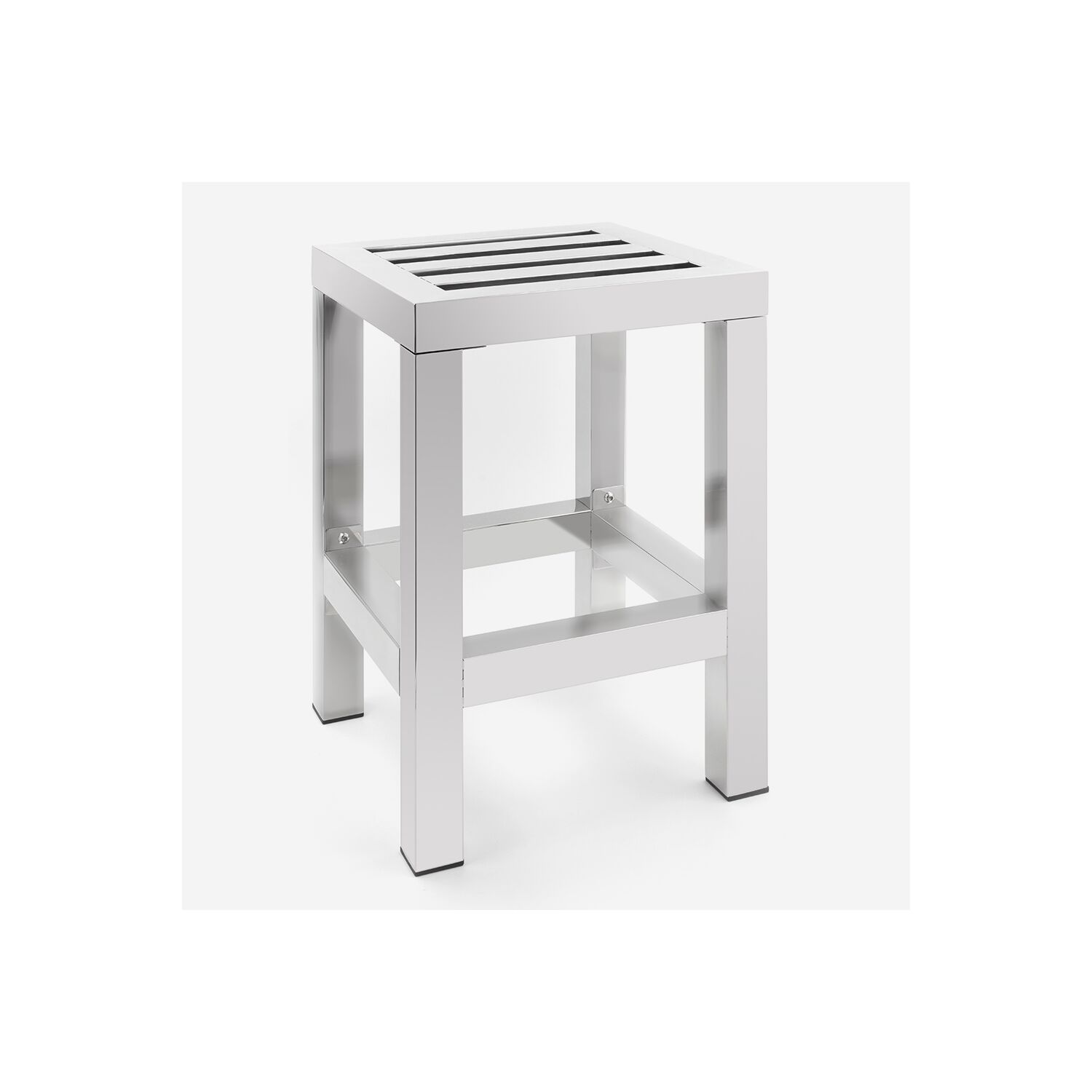 Tabouret PLAZZA en Inox