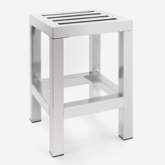 Tabouret PLAZZA en Inox