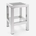Tabouret PLAZZA en Inox