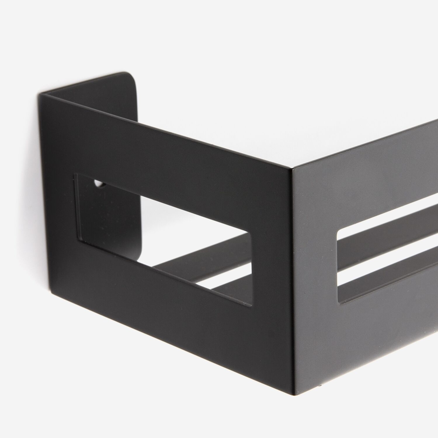 Etagère murale de salle de bain noir - CLASS