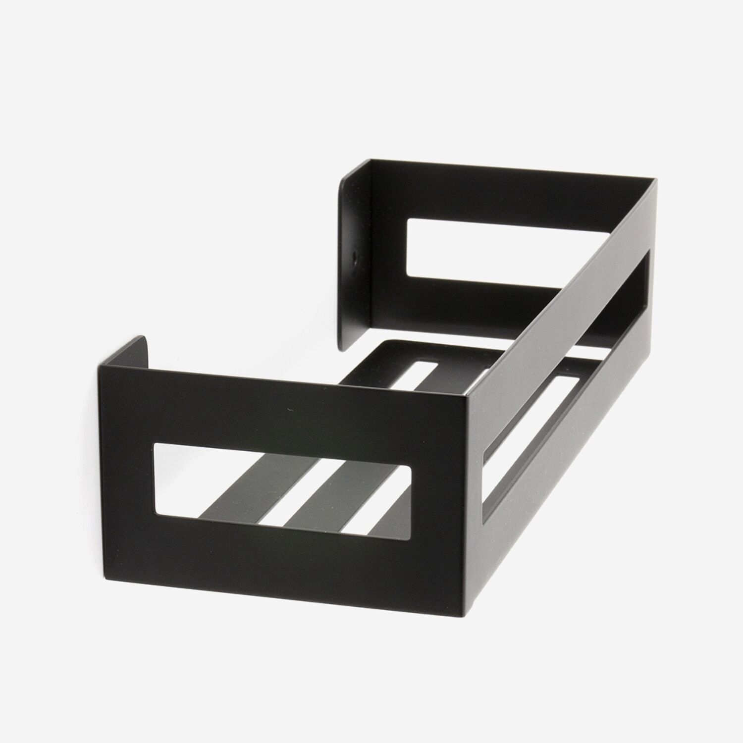 Etagère murale de salle de bain noir - CLASS