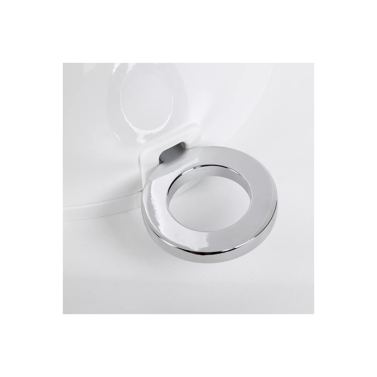 Poubelle à pédale blanc brillant 3L STEP