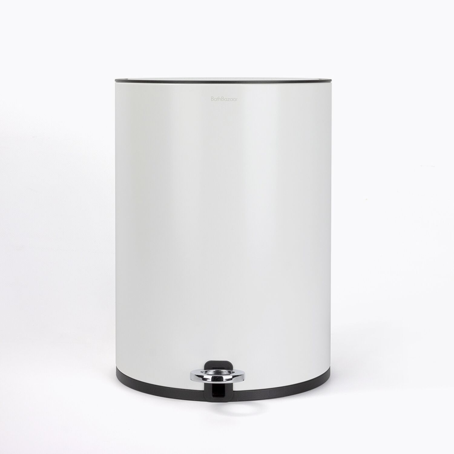 Poubelle à pédale blanc mat 6L Step