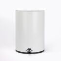 Poubelle à pédale blanc mat 6L Step