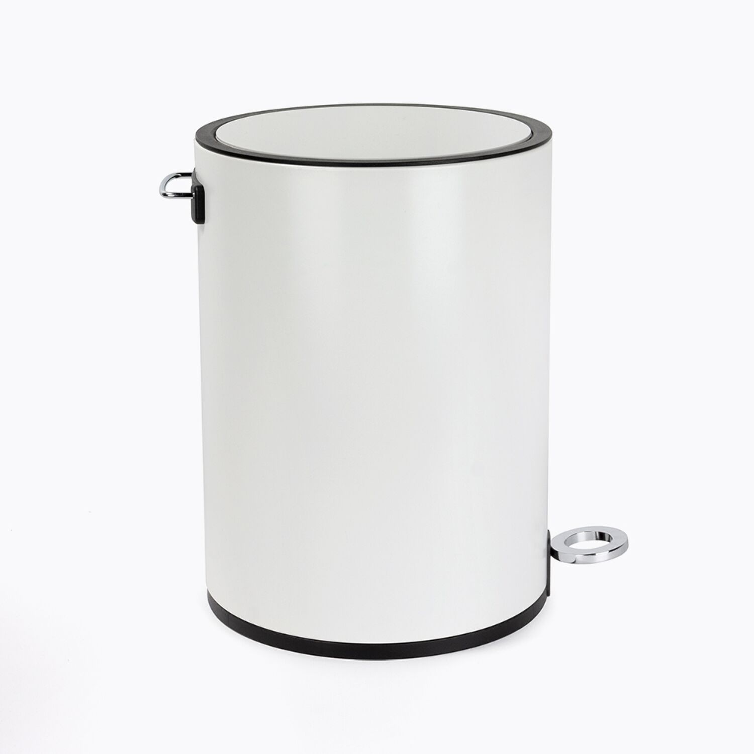 Poubelle à pédale blanc mat 6L Step
