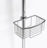 Panier barre de douche inox...