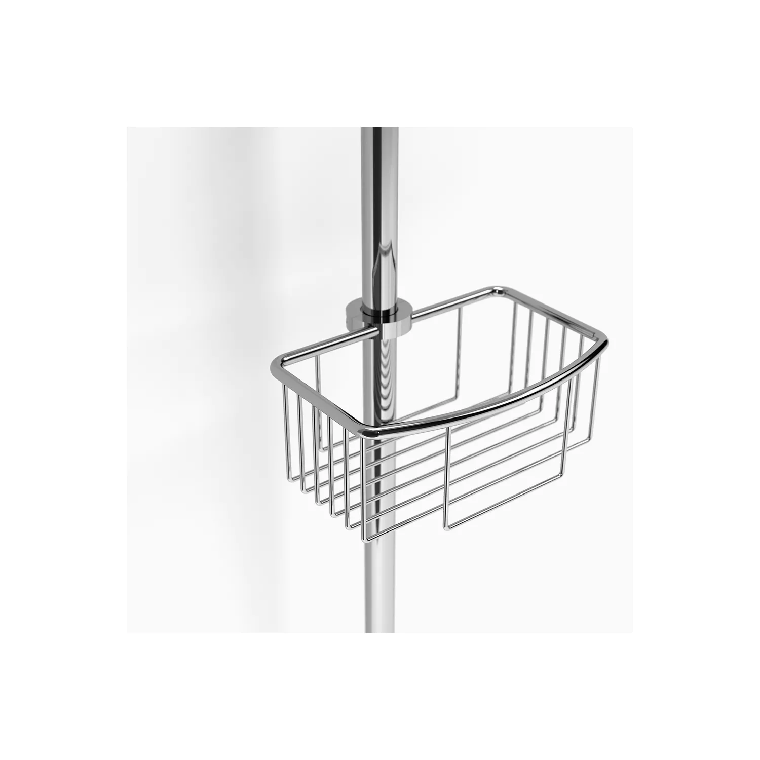Panier barre de douche inox brillant - Remix