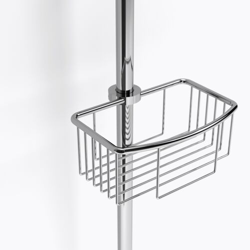 Panier barre de douche inox...