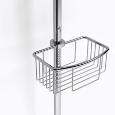 Panier barre de douche inox...