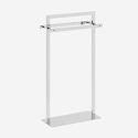 Porte-serviette inox mat ou brillant - COMPACT