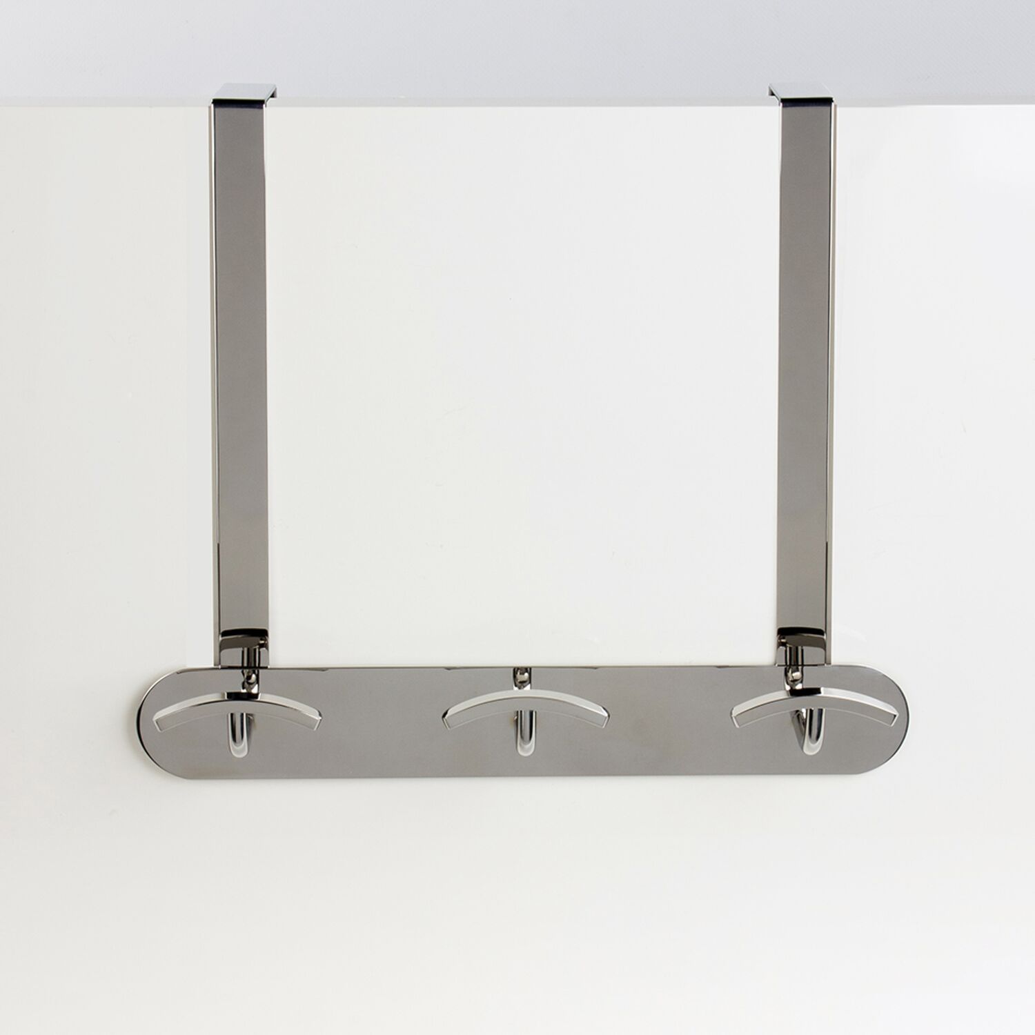 Patère 3 têtes CLUB Inox brillant