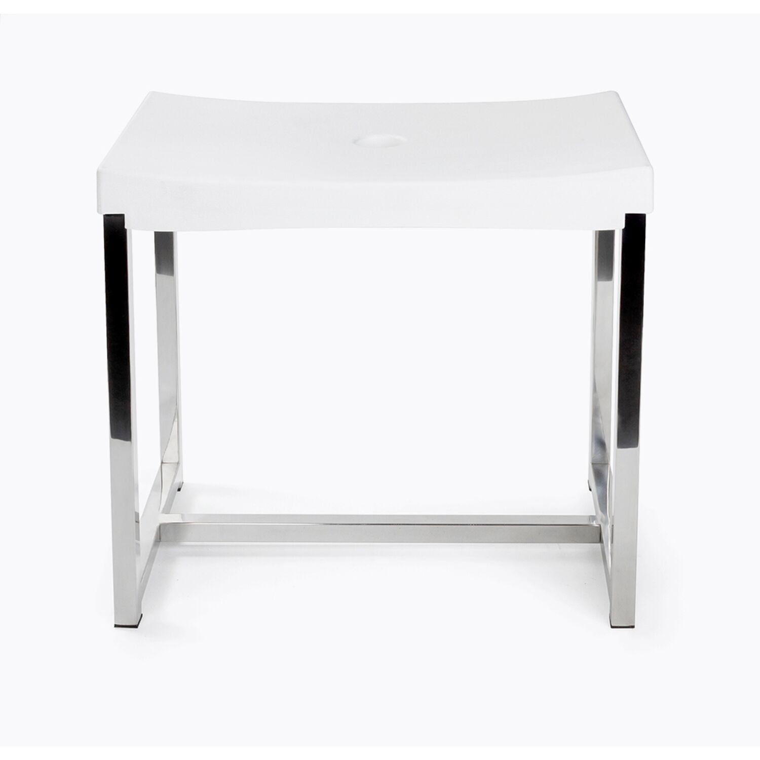 Tabouret de douche 100% inox de salle de bain - SUEDE