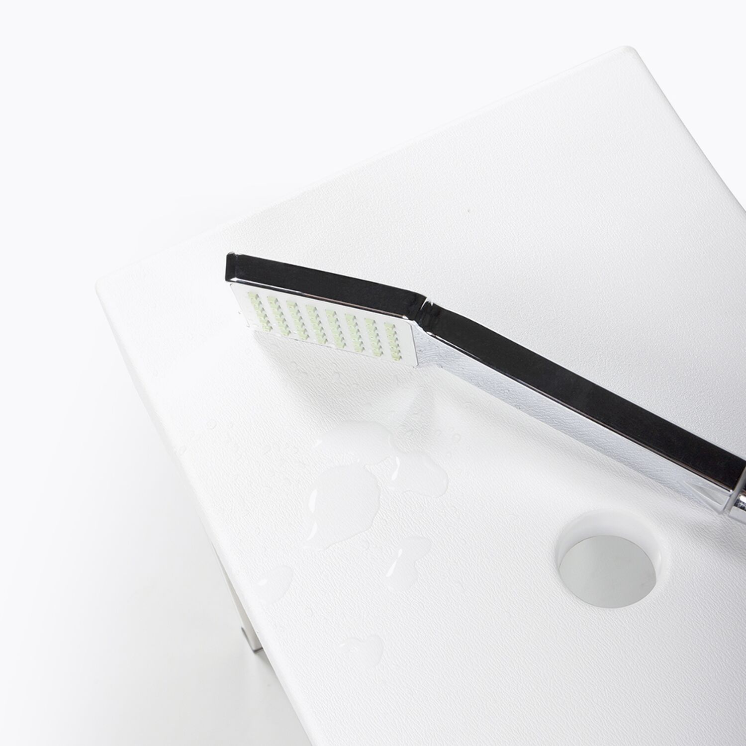 Tabouret de douche 100% inox de salle de bain - SUEDE