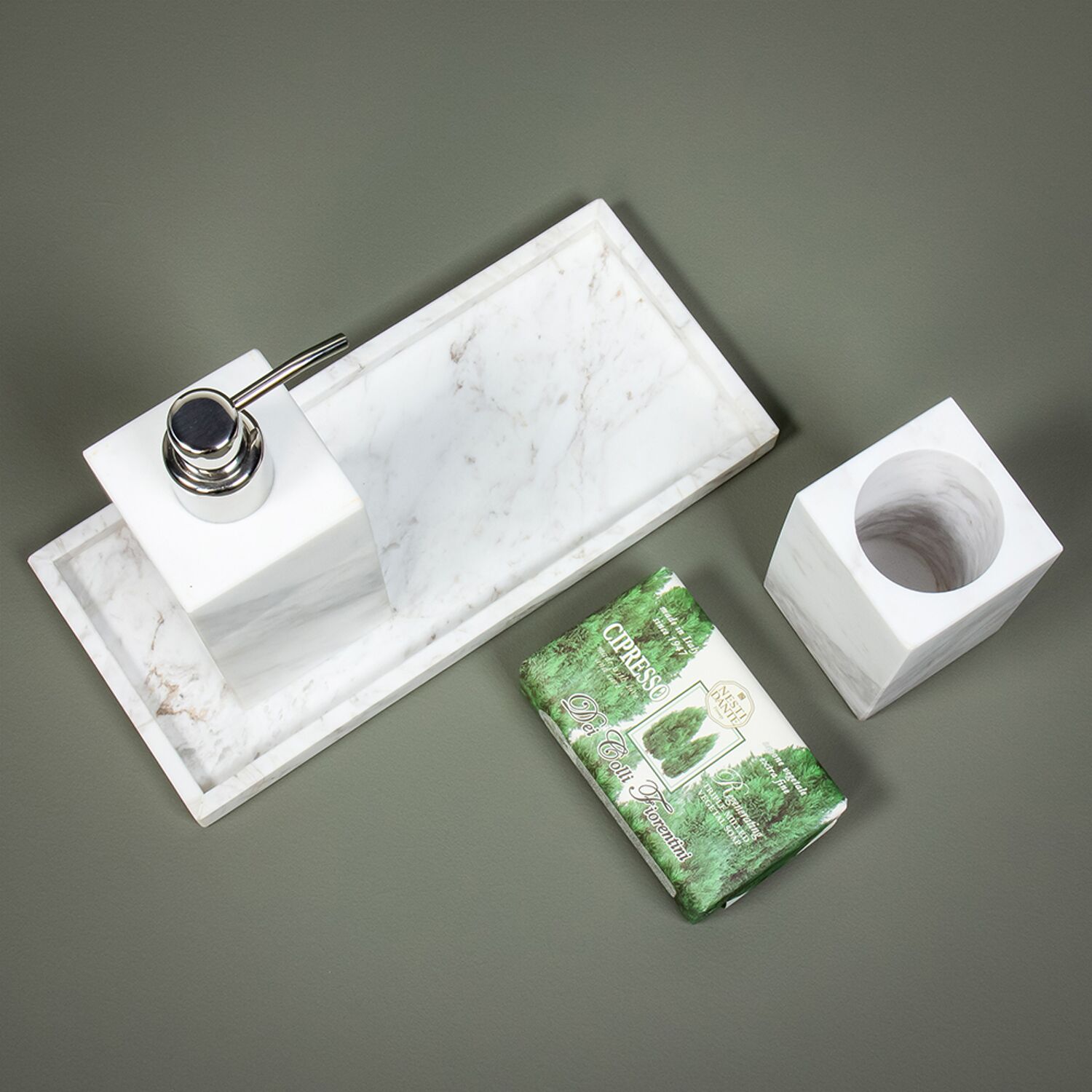 Echt wit marmeren blad - Marmer - Bath Bazaar