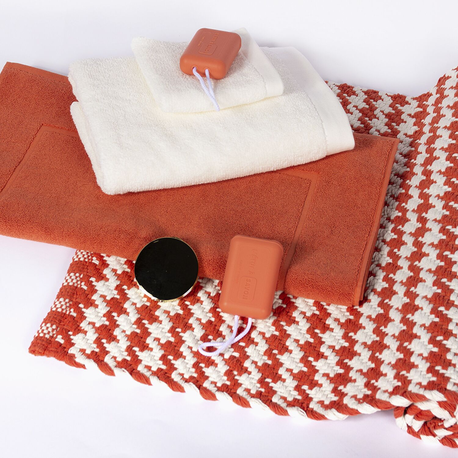 Tapis de bain Pied de Coq