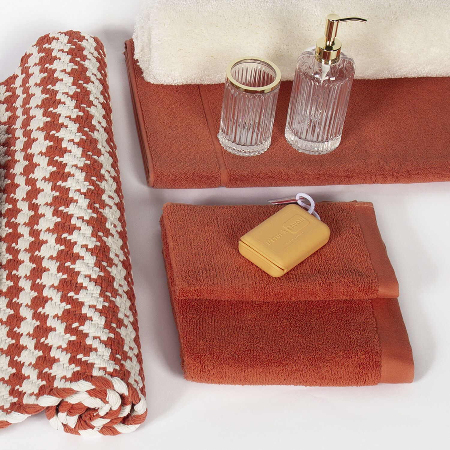 Tapis de bain Pied de Coq