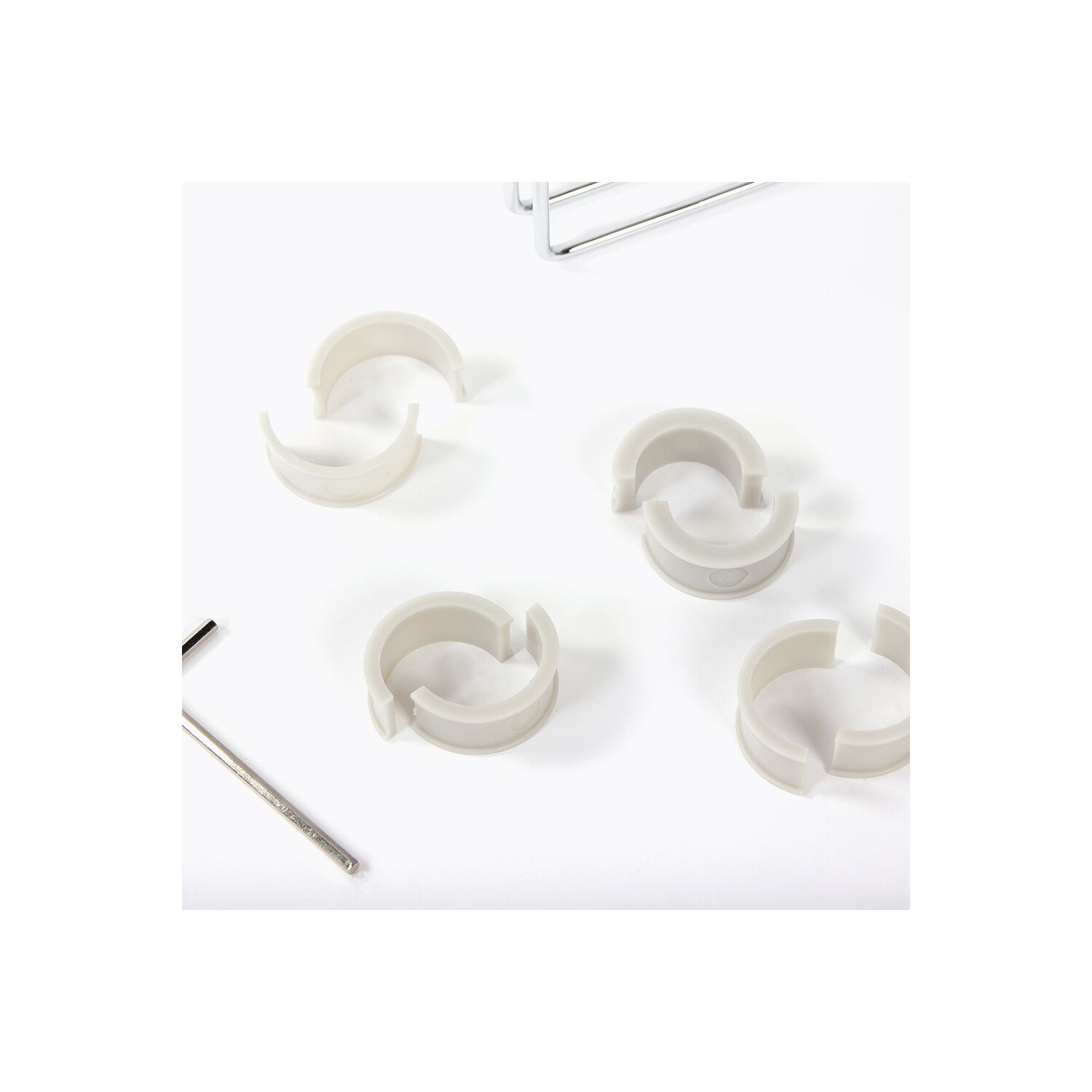 Panier barre de douche inox brillant - Remix