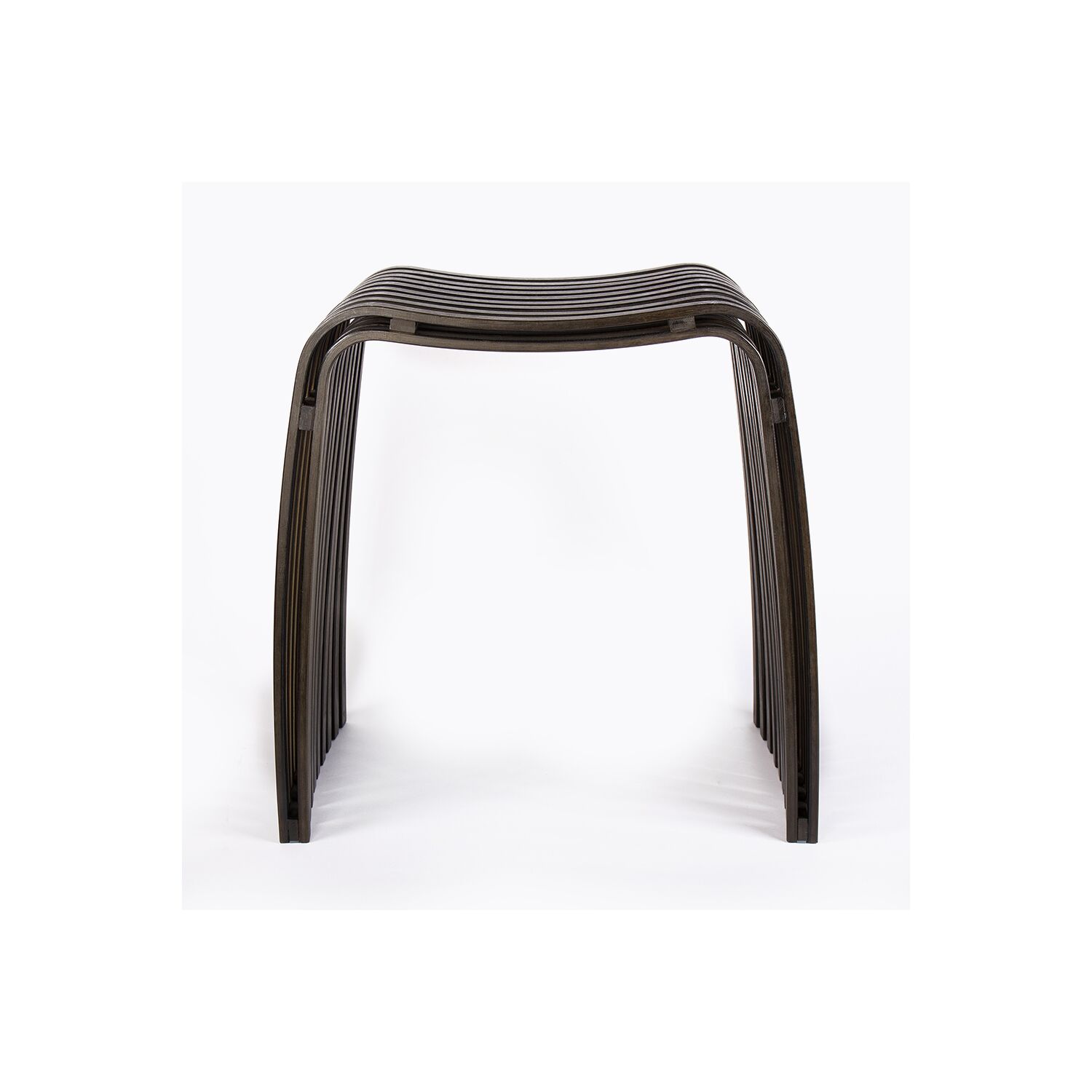 Tabouret en bambou noir Vogue