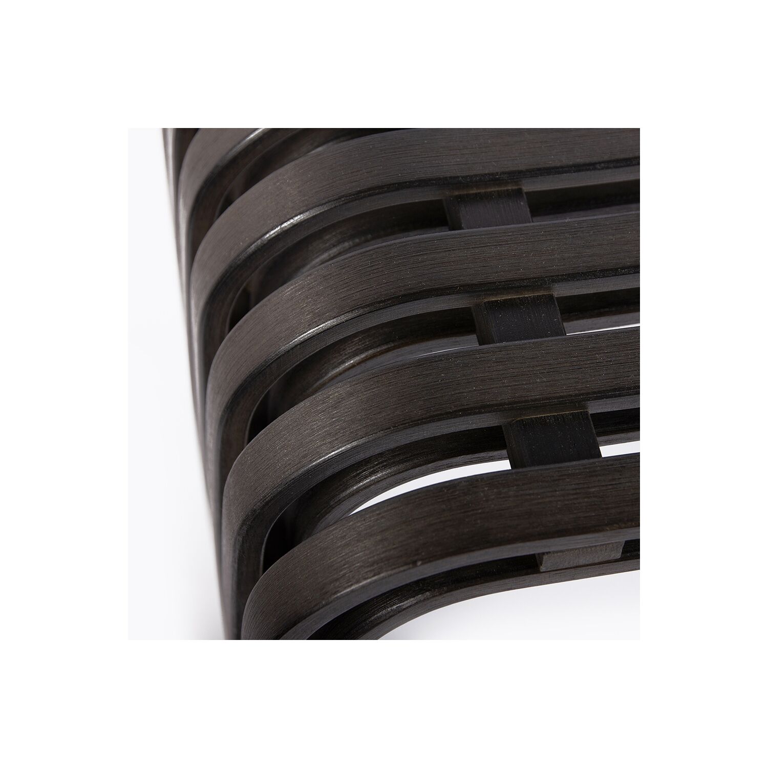 Tabouret en bambou noir Vogue