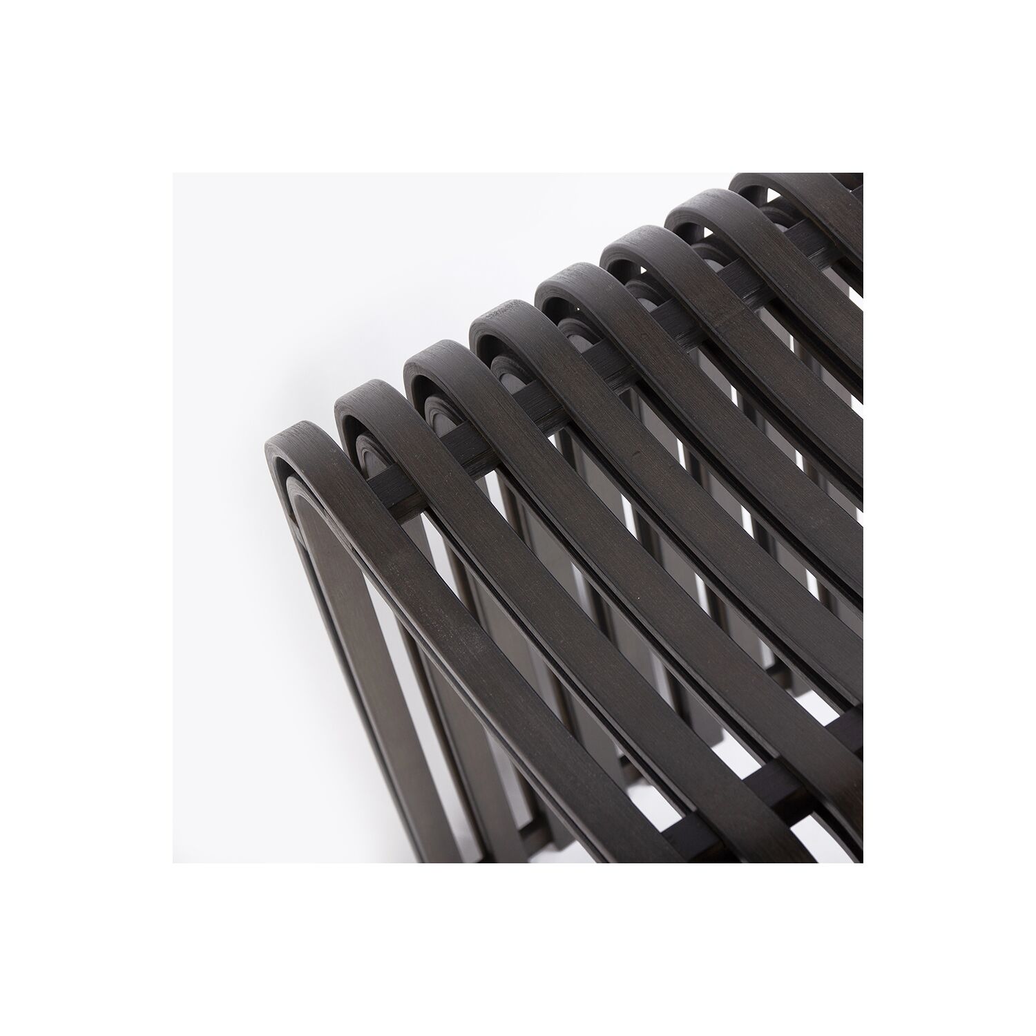 Tabouret en bambou noir Vogue