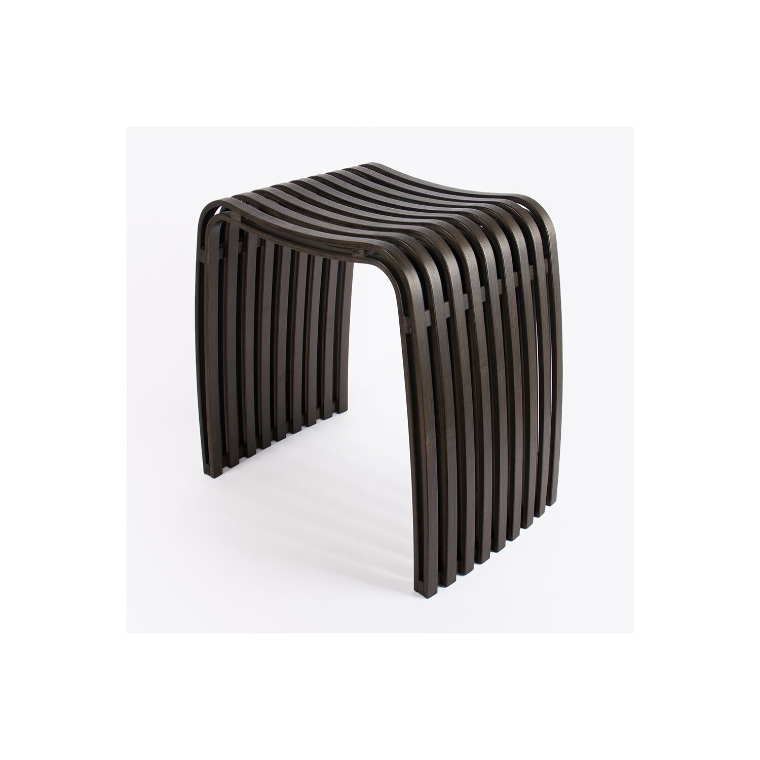 Tabouret en bambou noir Vogue