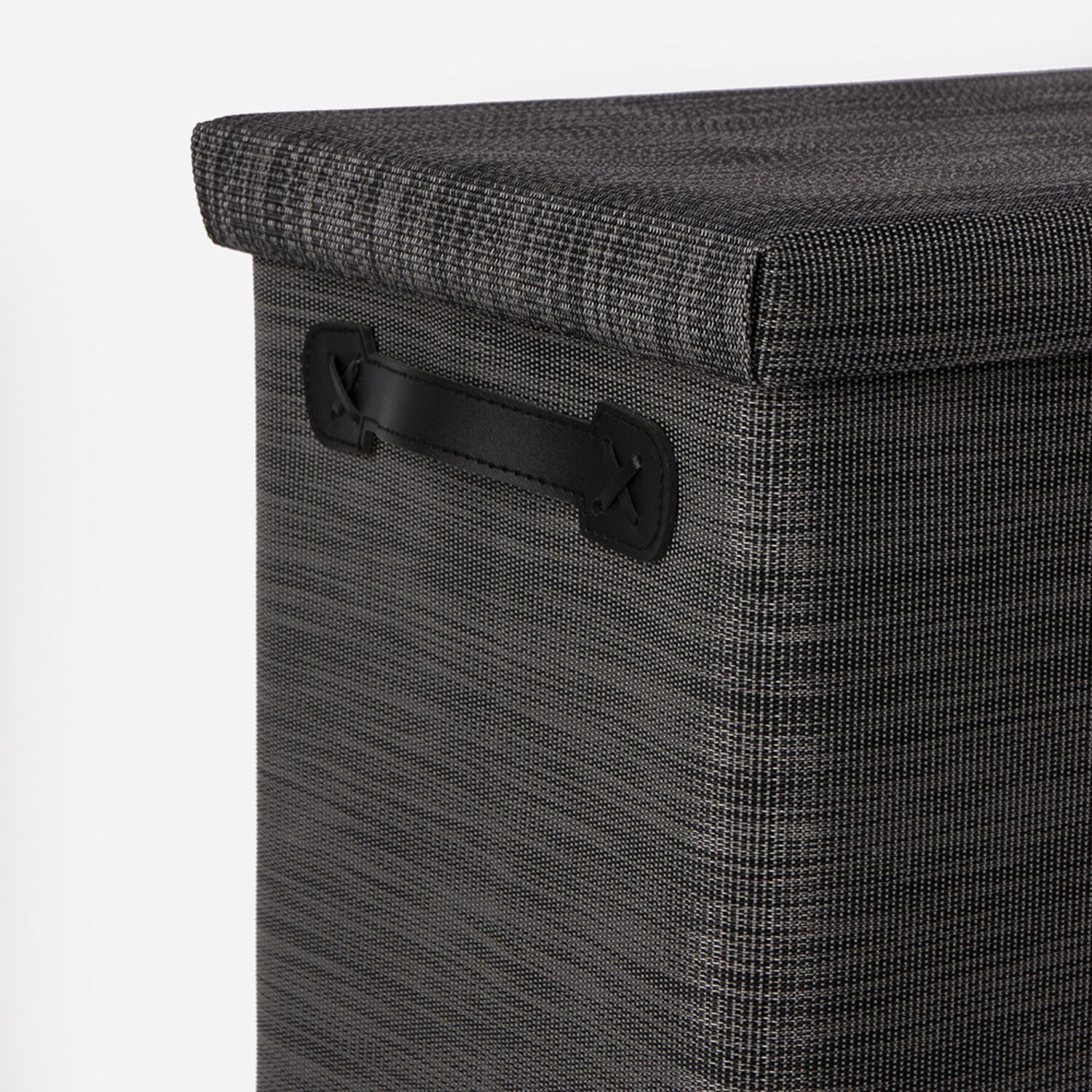 Panier à linge gris chiné grand modèle 60L - York