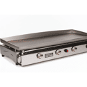 Plancha gaz Lagoa 4 feux en inox - Cuisson professionnelle pour 30 à 100 personnes