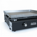 Plancha gaz professionnelle 2 feux Lagos - Inox - Pour 6 à 12 personnes