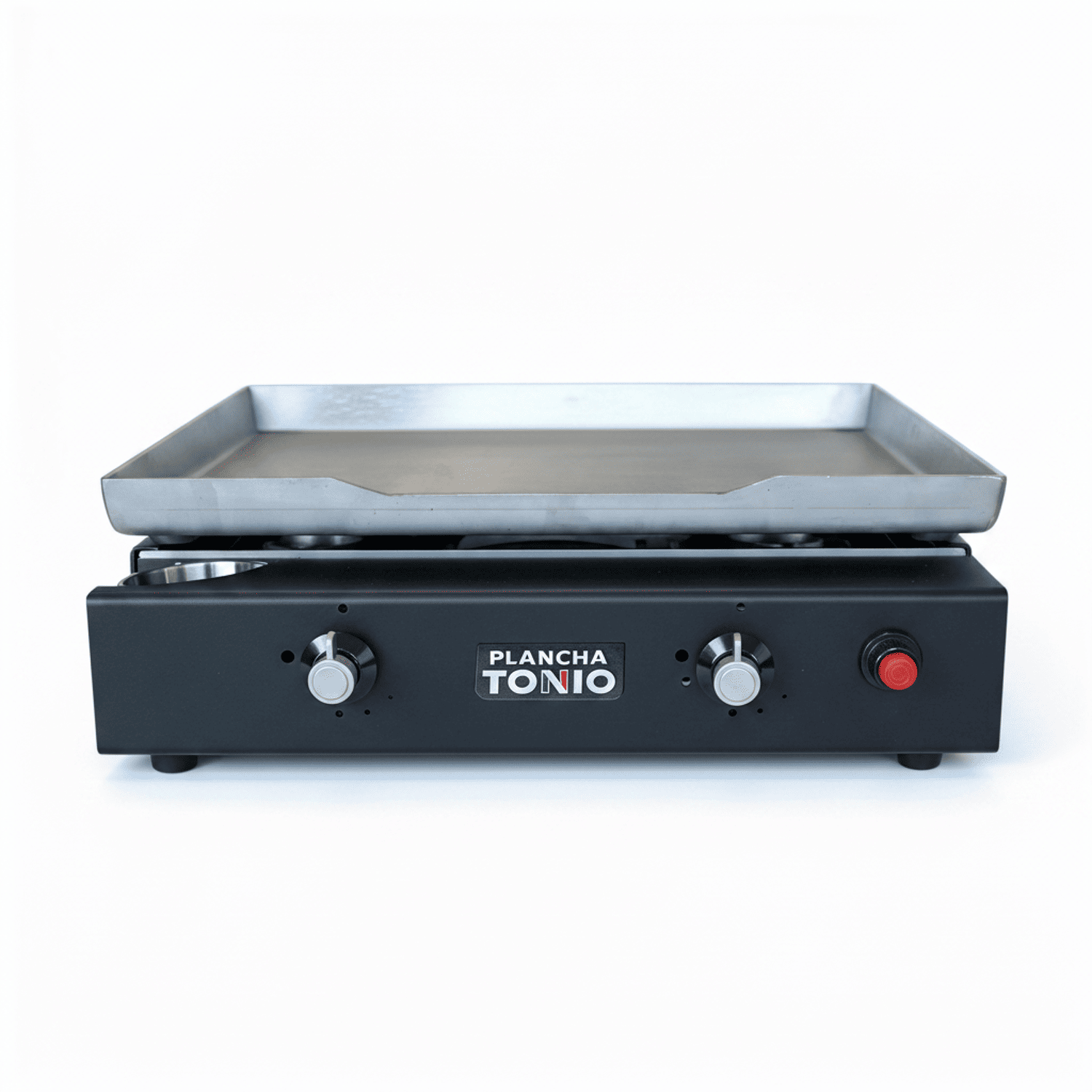 Plancha gaz professionnelle 2 feux Lagos - Inox - Pour 6 à 12 personnes
