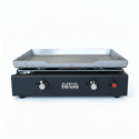 Plancha gaz professionnelle 2 feux Lagos - Inox - Pour 6 à 12 personnes