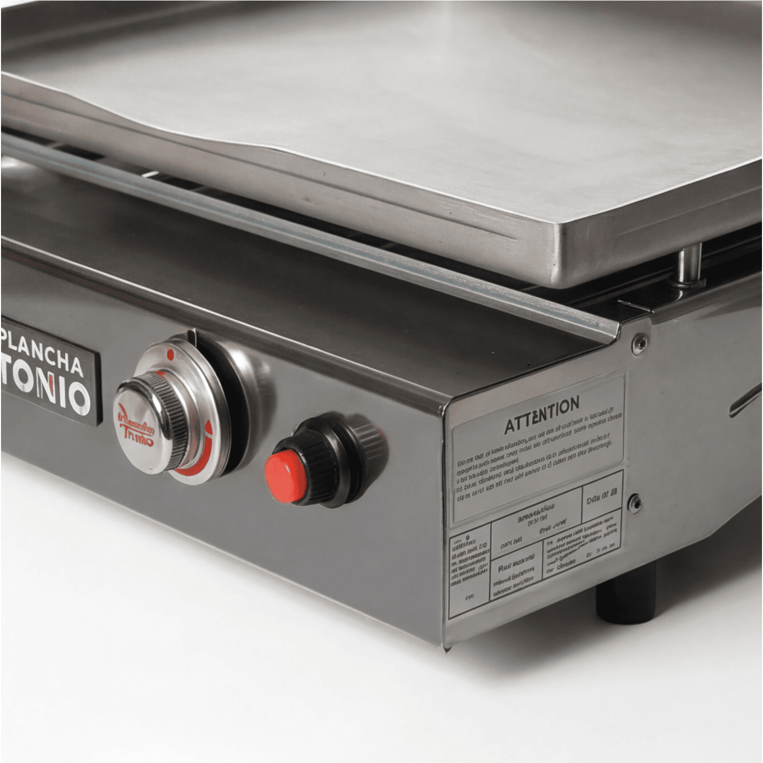 Plancha gaz Lagoa 2 feux tout inox - Cuisson professionnelle pour 6 à 12 personnes