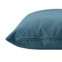 Coussin rectangulaire 30x50cm velours côtelé bleu Dune