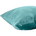 Coussin carré velours vert 45x45 cm - NAURU