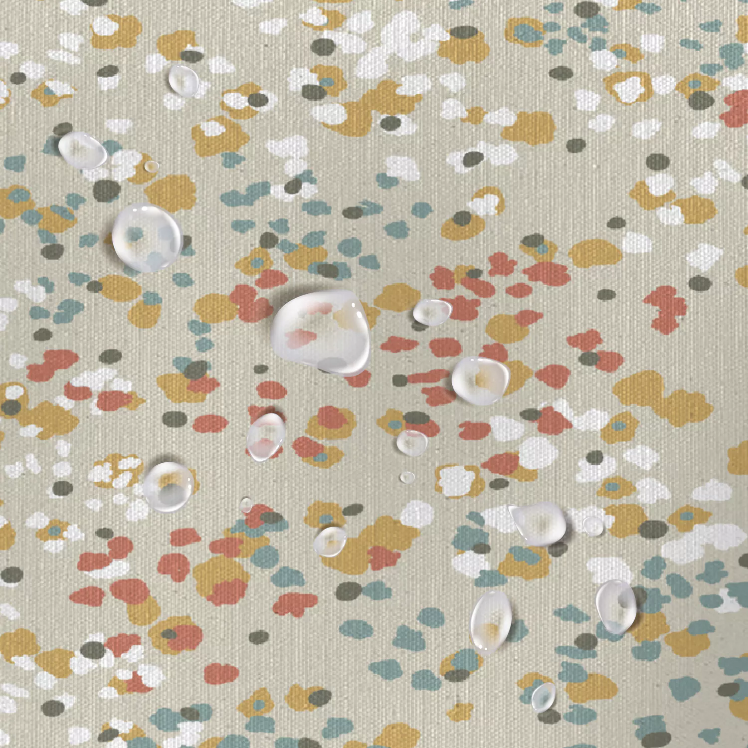 Nappe en résine antitache Terracotta - 135x250 cm JAVA