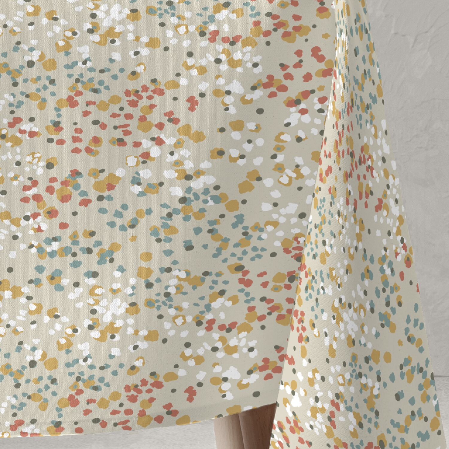 Nappe en résine antitaches Terracotta 100x135 cm JAVA