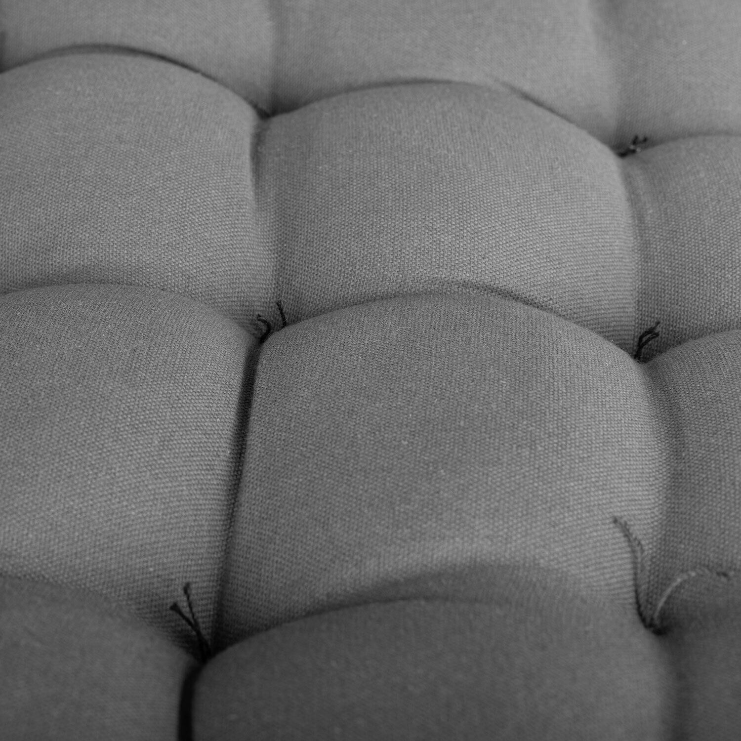 Matelas de sol modulaire 1 place en polyuréthane gris foncé