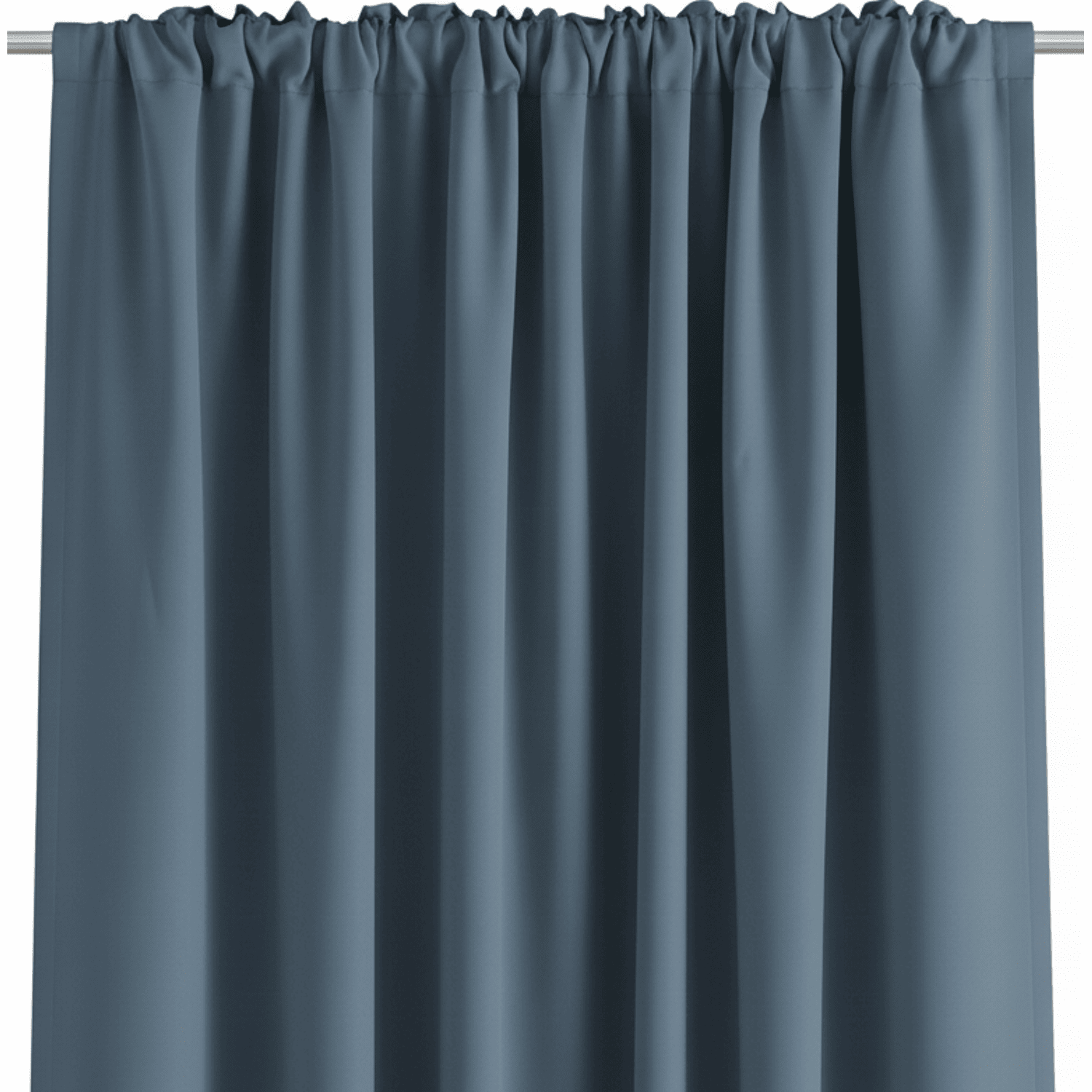 Rideau plissé bleu KILAVA 140x280 cm